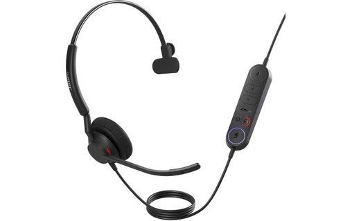 Micro-casque sans fil Jabra Engage 40 MS Mono, Noir - Bluetooth, USB