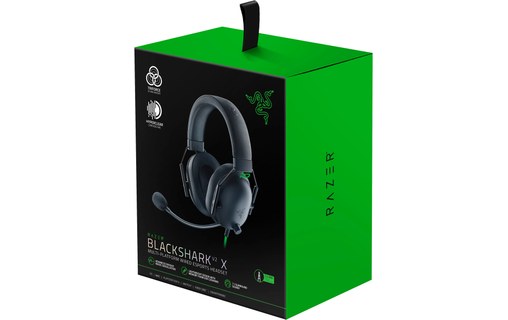 Casque gaming Razer Blackshark V2 X Noir, Vert