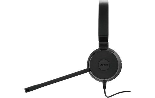 Micro-casque sans fil Jabra Evolve 20SE UC Stereo, Noir - Bluetooth, USB