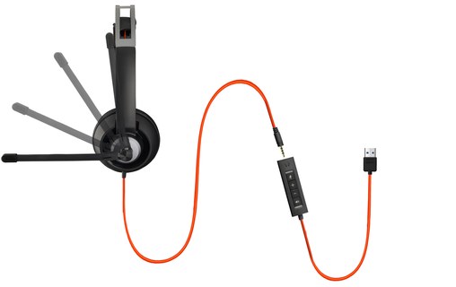 Micro-casque BlueStork MC401, Noir - Jack 3,5 mm, USB