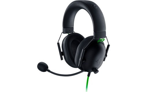 Casque gaming Razer Blackshark V2 X Noir, Vert