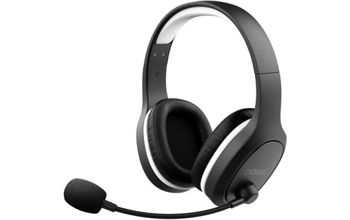 Casque gaming sans fil Trust GXT 391 Thian Blanc, Noir