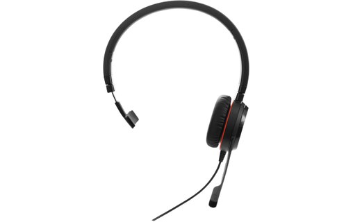Micro-casque Jabra Evolve 30 II UC Mono, Noir - Jack 3,5 mm, USB