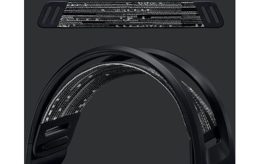 Casque gaming sans fil Logitech G733, Noir