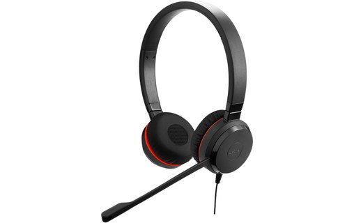 Micro-casque sans fil Jabra Evolve 20SE UC Stereo, Noir - Bluetooth, USB