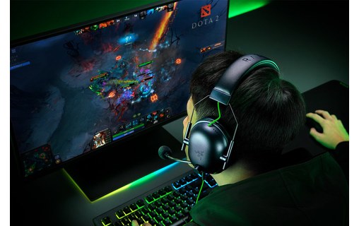 Casque gaming Razer Blackshark V2 X Noir, Vert
