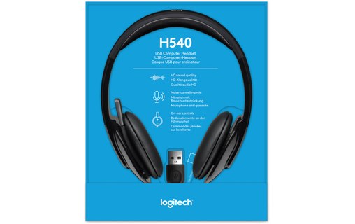 Micro-casque Logitech H540, Noir - USB