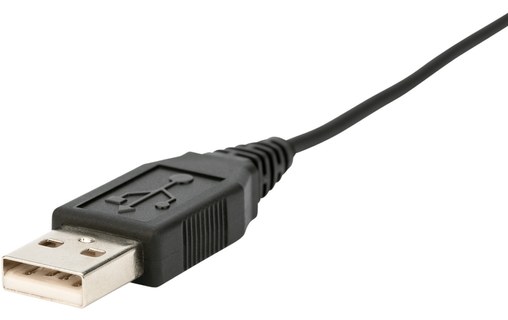 Micro-casque Jabra Biz 2300 MS Mono, Noir - USB