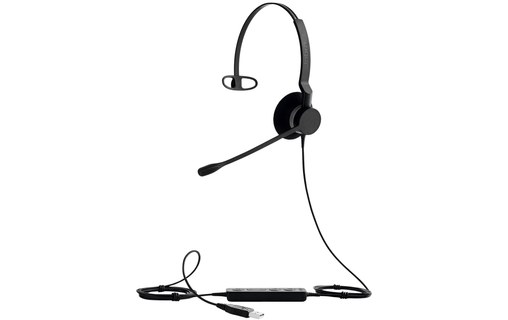 Micro-casque Jabra Biz 2300 MS Mono, Noir - USB