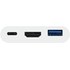 Macally UCHDMI4K - Adaptateur USB-C vers HDMI 4K / USB-C / USB-A