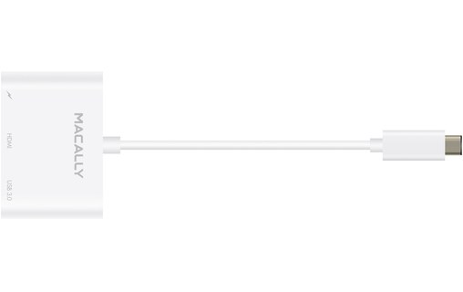 Macally UCHDMI4K - Adaptateur USB-C vers HDMI 4K / USB-C / USB-A