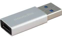 Adaptateur USB-C vers USB-A - Novodio - 10 Gbit/s - Argent