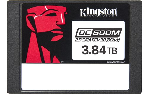 Kingston DC600M 3,84 To - SSD 2,5" TLC