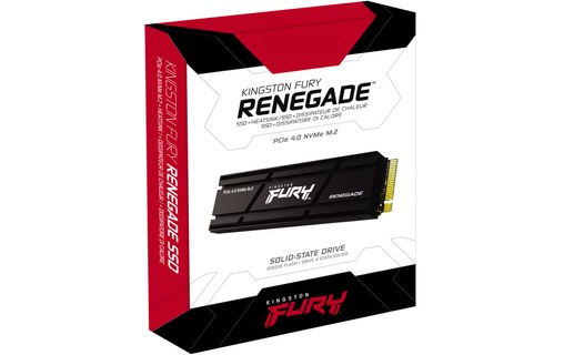 Kingston FURY Renegade 1 To - SSD M.2 NVMe PCIe 4.0 TLC avec dissipateur