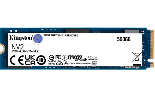 Kingston NV2 500 Go - SSD M.2 NVMe PCIe 4.0 3D NAND