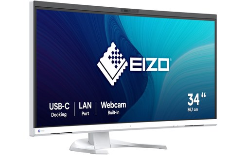 Écran Incurvé 34,1" EIZO FlexScan EV3450XC - Blanc - HDMI/DisplayPort/USB-C