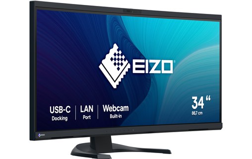 Écran Incurvé 34,1" EIZO FlexScan EV3450XC - Noir - HDMI/DisplayPort/USB-C
