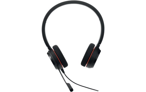Micro-casque Jabra Evolve 20 MS Stereo, Noir - USB