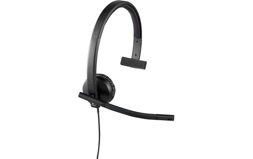 Micro-casque Logitech H570e Mono, Noir - USB