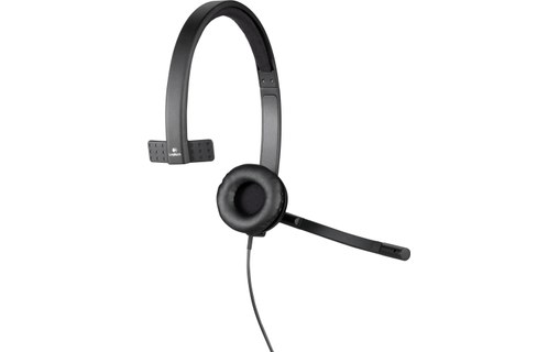 Micro-casque Logitech H570e Mono, Noir - USB