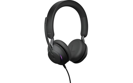 Micro-casque Jabra Evolve2 40 SE Stéréo, Noir - USB, USB-C
