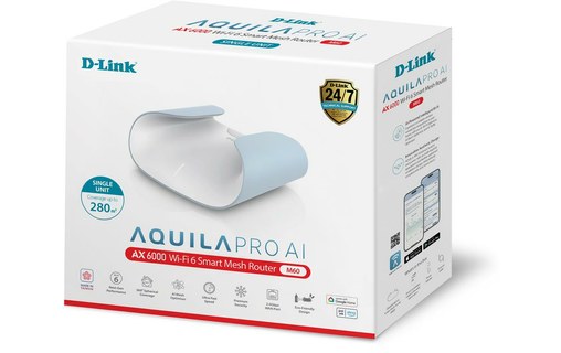 Routeur WiFi 6 Mesh D-LINK M60 - Bi-bande 4804 Mbit/s
