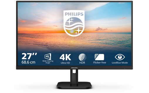 Écran 27" Philips Série 1000 27E1N1800A/00 - 4K HDMI/DisplayPort