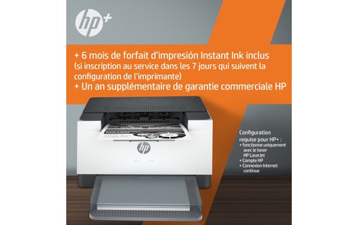 Imprimante laser HP LaserJet 6GW62E - WiFi, AirPrint, Bluetooth