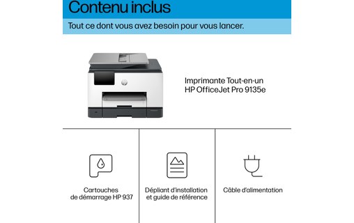 Imprimante multifonction HP OfficeJet Pro 9135e / 404M6B - WiFi, AirPrint