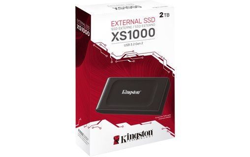 Kingston XS1000 2 To - Noir - SSD externe USB-C