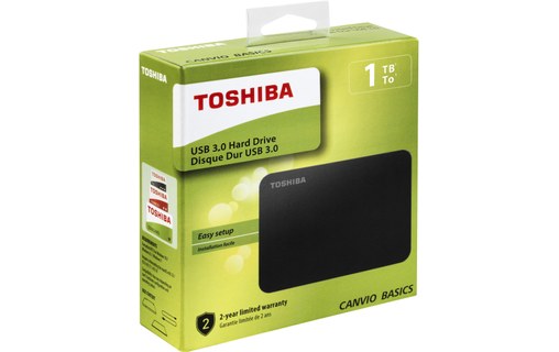 Toshiba Canvio Basics 1 To Noir - Disque dur externe 2,5"