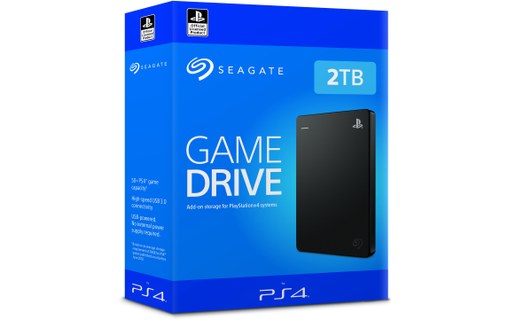 Seagate Game Drive pour PS4 2 To Noir - Disque dur externe 2,5"