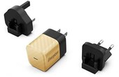 Chargeur mural international ENERGIZER USB-C 20W 4A Noir et Or
