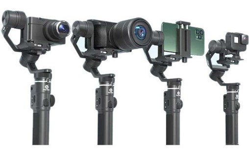 Stabilisateur FeiyuTech G6 Max 3 axes pour smartphones et caméras numériques
