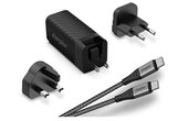 Chargeur mural international ENERGIZER 65W câble USB-C 1m