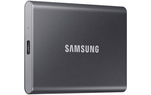 Samsung T7 4 To - Gris, Titane - SSD externe USB-C