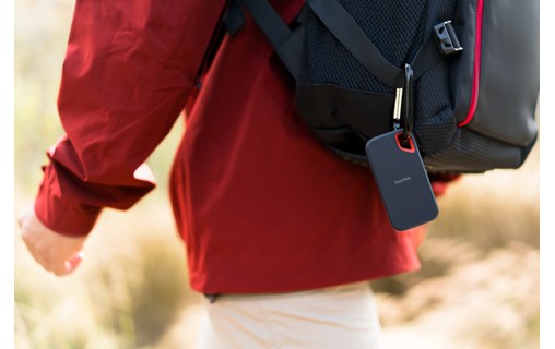 SanDisk Extreme Portable 500 Go - Gris, Orange - SSD externe 2,5" USB-C