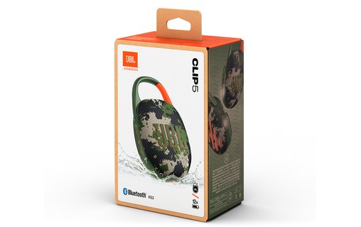 Enceinte Bluetooth portable JBL Clip 5, Camouflage