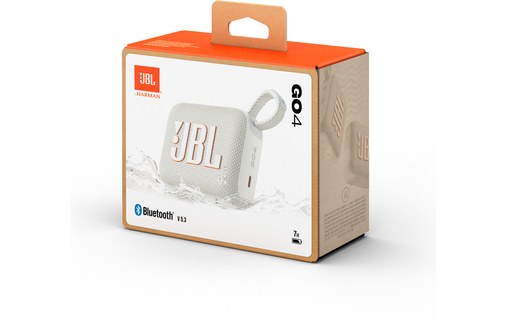 Enceinte Bluetooth portable JBL Go 4 Blanche