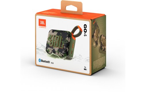 Enceinte Bluetooth portable JBL Go 4, Camouflage