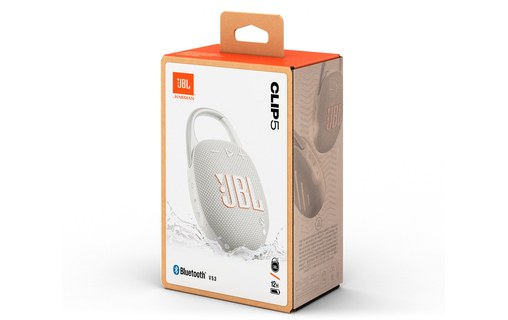 Enceinte Bluetooth portable JBL Clip 5 Blanche