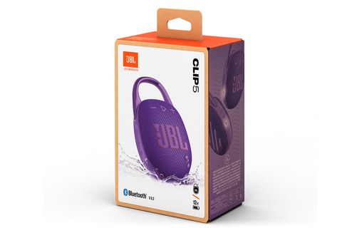 Enceinte Bluetooth portable JBL Clip 5 Violette