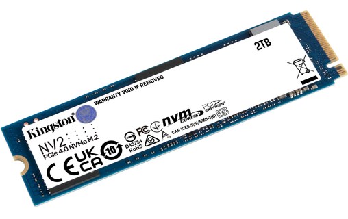 Kingston NV2 2 To - SSD M.2 NVMe PCIe 4.0 3D NAND