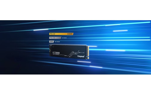 Kingston KC3000 512 Go - SSD M.2 NVMe PCIe 4.0 TLC