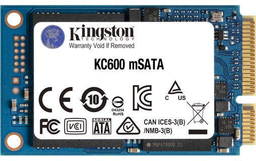 Kingston KC600 512 Go - SSD mSATA TLC