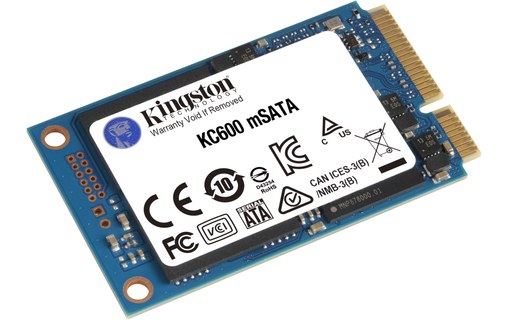 Kingston KC600 512 Go - SSD mSATA TLC