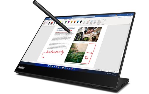 Écran Tactile 14" Lenovo ThinkVision M14t Gen2 - USB-C - 63FDUAT6WL