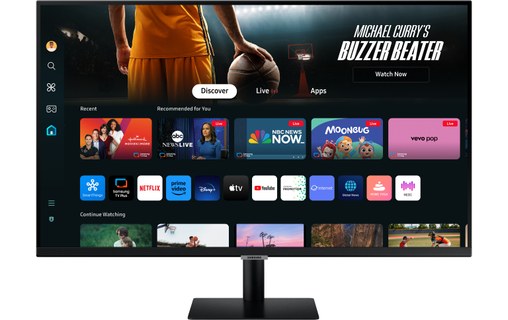 Écran 32" Samsung Smart Monitor M7 M70D - 4K - Noir