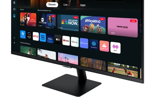 Écran 32" Samsung Smart Monitor M7 M70D - 4K - Noir
