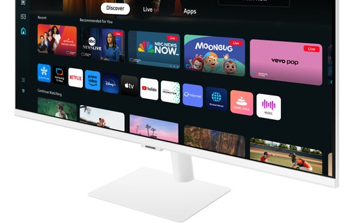 Écran 32" Samsung Smart Monitor M7 M70D - 4K - Blanc